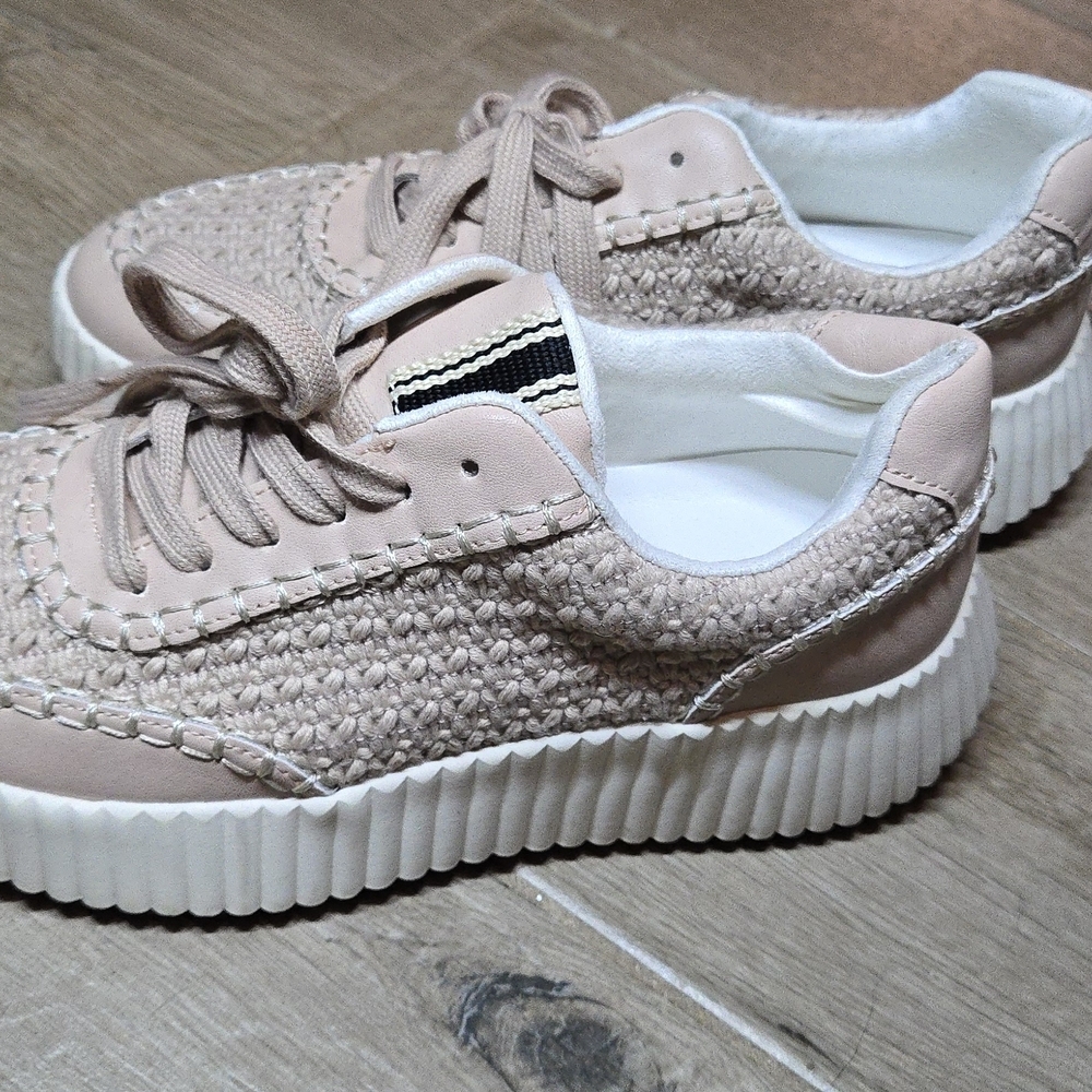 Shu Shop Selina Woven Mauve Sneakers